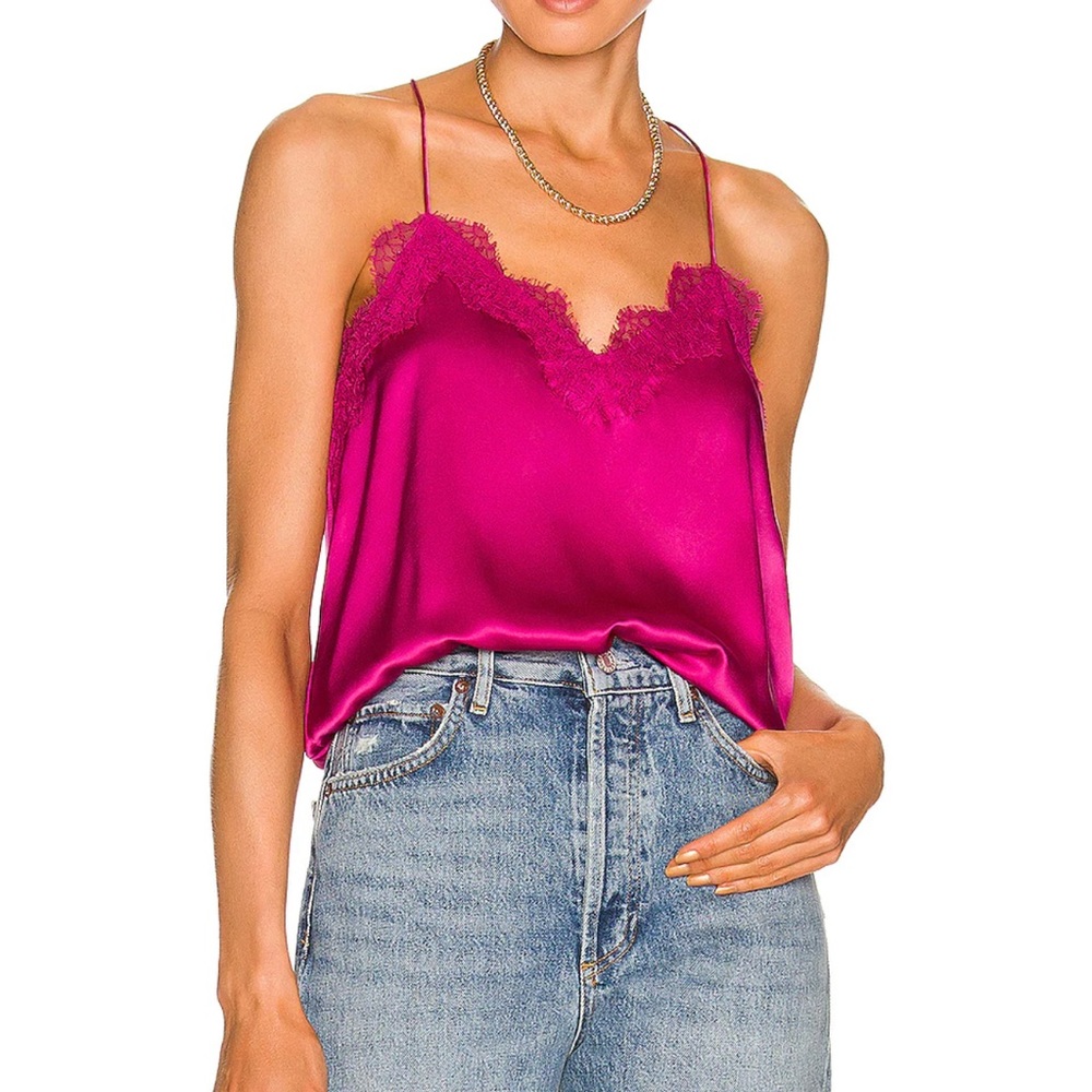 Cami NYC The Racer Charmeuse Tank